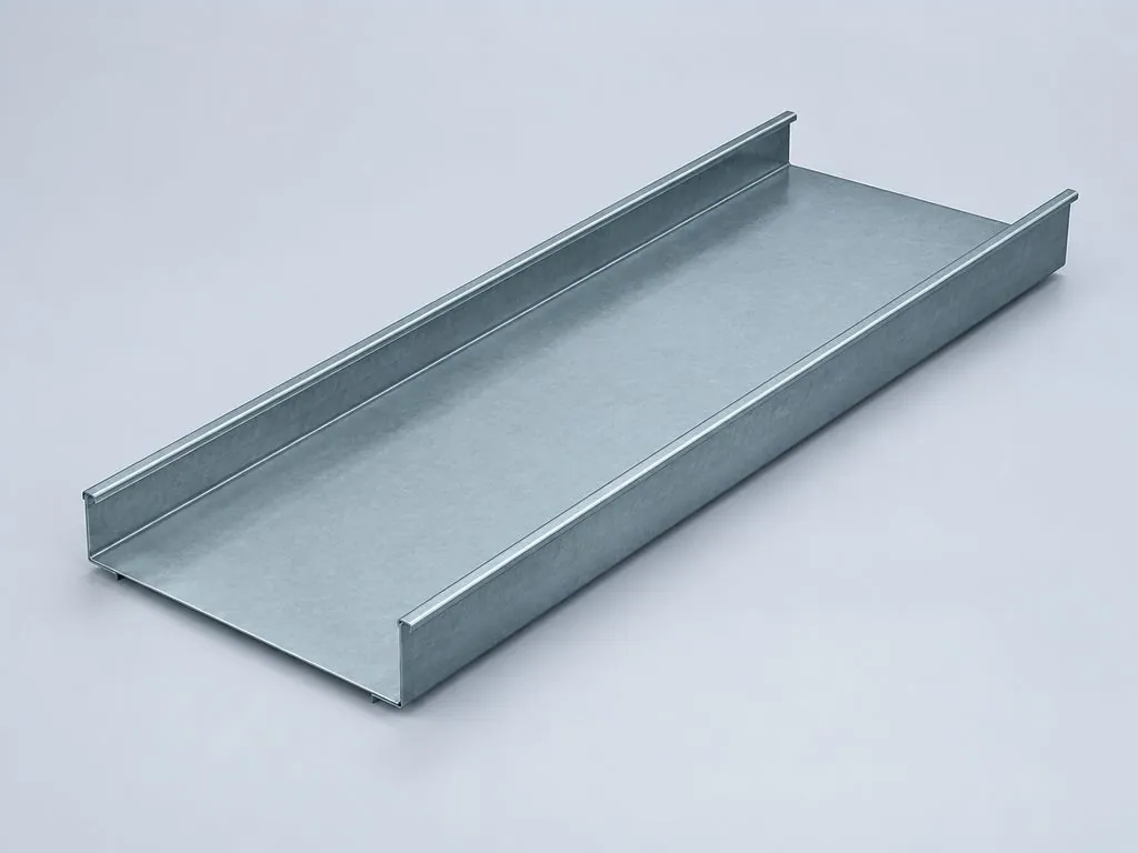 Solid bottom cable tray sample